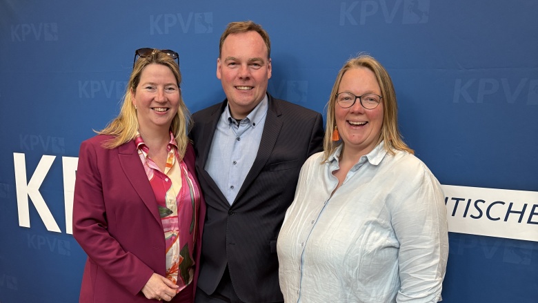 Birgit Butter, André Wiese, Hella Bachmann bei der Neuwahl KPV